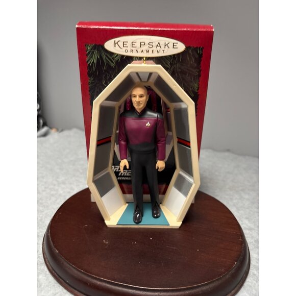 Star Trek TNG Jean-Luc Picard 1995 Keepsake Ornament By Hallmark - Picture 9 of 9